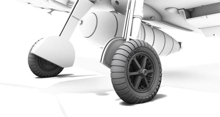 Actual product image CMK Messerschmitt Bf 109E Wheels