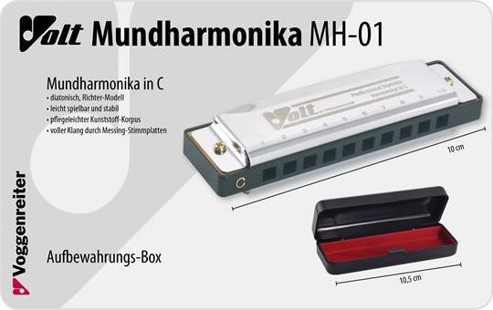 Actual product image VOLT Harmonica MH-01 (Harmonica, C major)