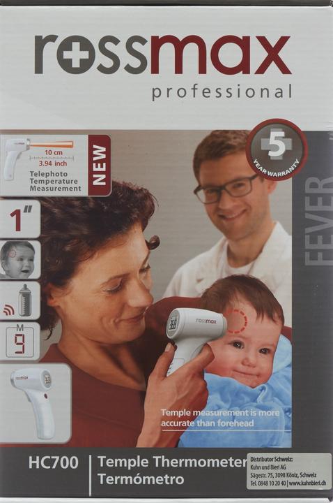 Produktbild Rossmax Infrarot-Thermometer HC700 (Berührungslos)