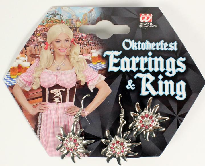 Image du produit Widmann Ohrringe und Ring Edelweiss