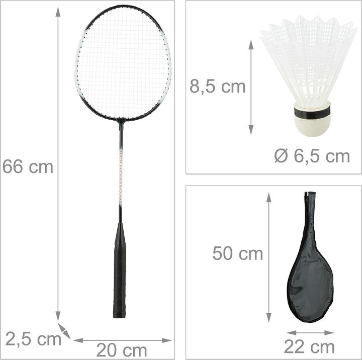 Produktbild Relaxdays Badminton Set