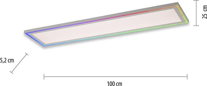 Actual product image Selltec LED ceiling light Panel Digital (3300 lm)