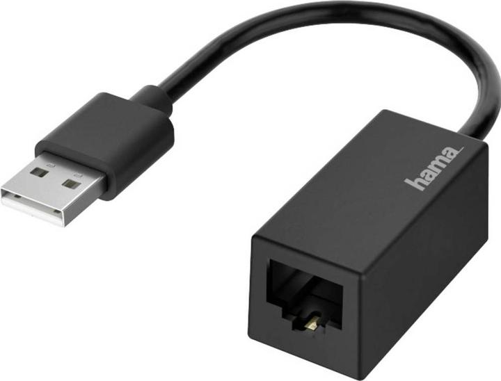 Actual product image Hama USB-A to (USB 2.0, RJ45 (1x))