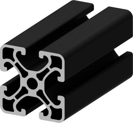 Actual product image Rs Pro Black Aluminium, Anodized Profile Strut, 10