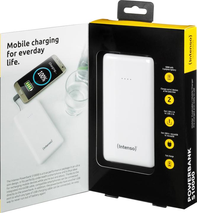 Produktbild Intenso Slim Powerbank S10000 (10000 mAh, 37 Wh)
