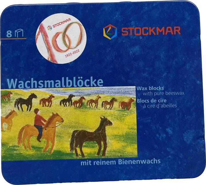 Produktbild Stockmar Wachsmalblock (Sortiert, Mehrfarbig, 8 x)