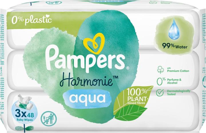 Produktbild Pampers Harmonie Aqua (144 Stück)