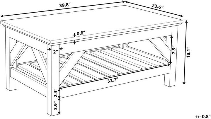 Image du produit Beliani Savannah (100 x 46 x 60 cm)