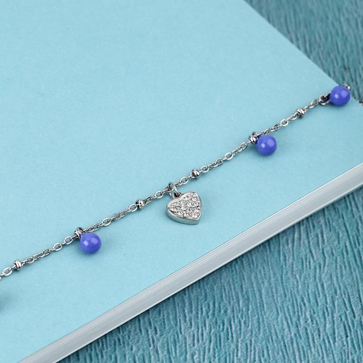 Immagine prodotto La Petite Story Bracciale con cuore d'amore (19 cm, Acciaio inossidabile)