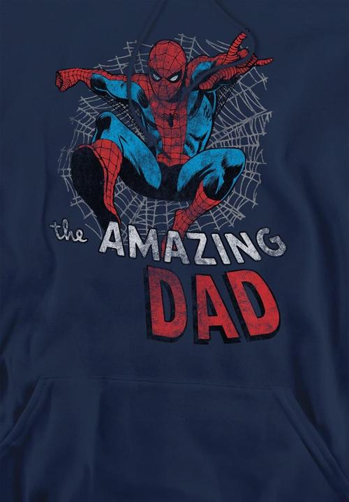 Produktbild Spiderman Spider Dad Kapuzenpullover Vatertag (S)