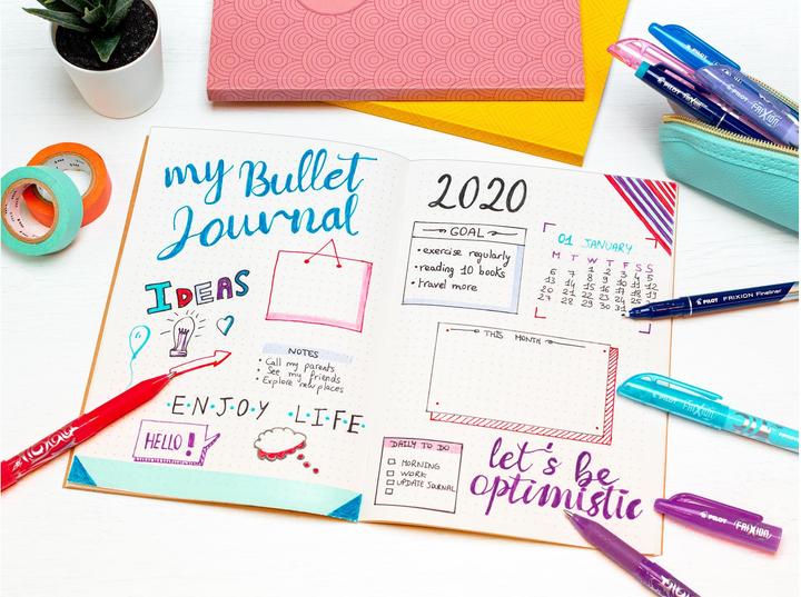 Image du produit Pilot Coffret cadeau du FriXion Bullet Journal (Multicolore, 8 x)