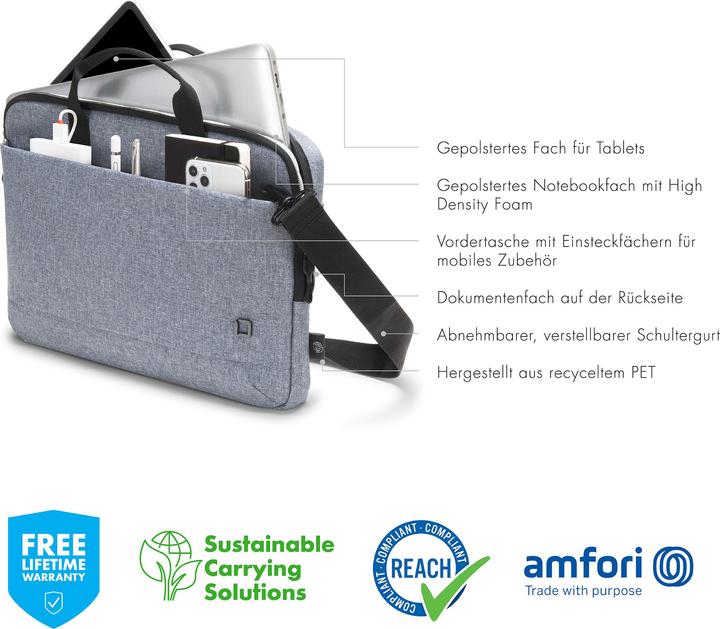 Produktbild Dicota Eco Slim Case Motion (15.60", Universal)