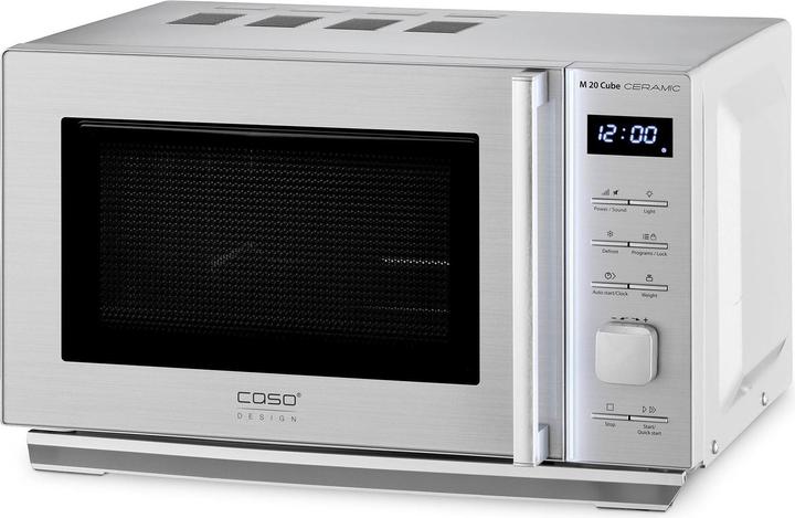 Produktbild Caso Mikrowelle M 20 Cube Ceramic, Silber (20 l)