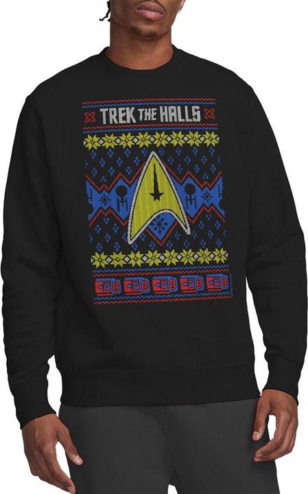 Immagine prodotto Trek the Halls Ugly Felpa Natale Adulto Unisex (S)