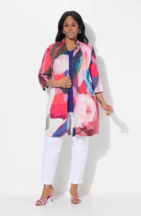 Produktbild Ulla Popken Wendejacke, offene Jacke, Stehkragen, 3/4-Arm (50, 52)