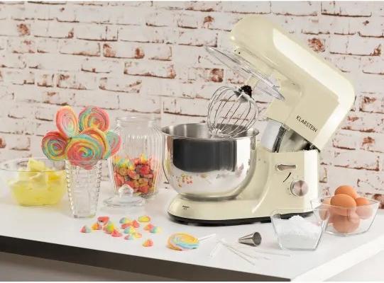 Immagine prodotto Klarstein Bella Morena Food Processor1200 Watt, 5 Litri, Crema (1200 W)