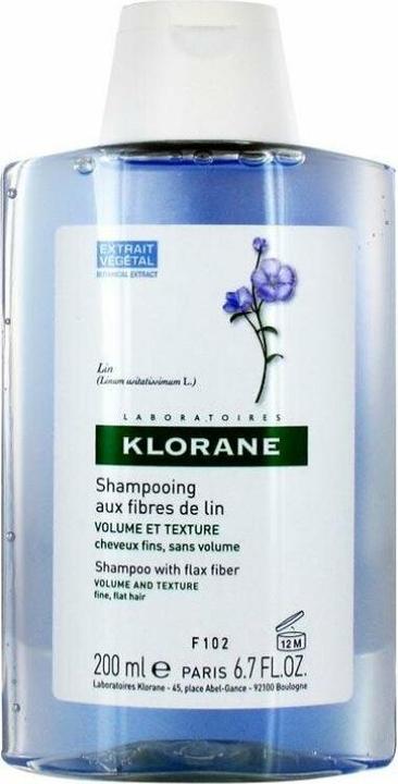 Klorane Leinfaser Shampoo (200 ml, Flüssiges Shampoo)