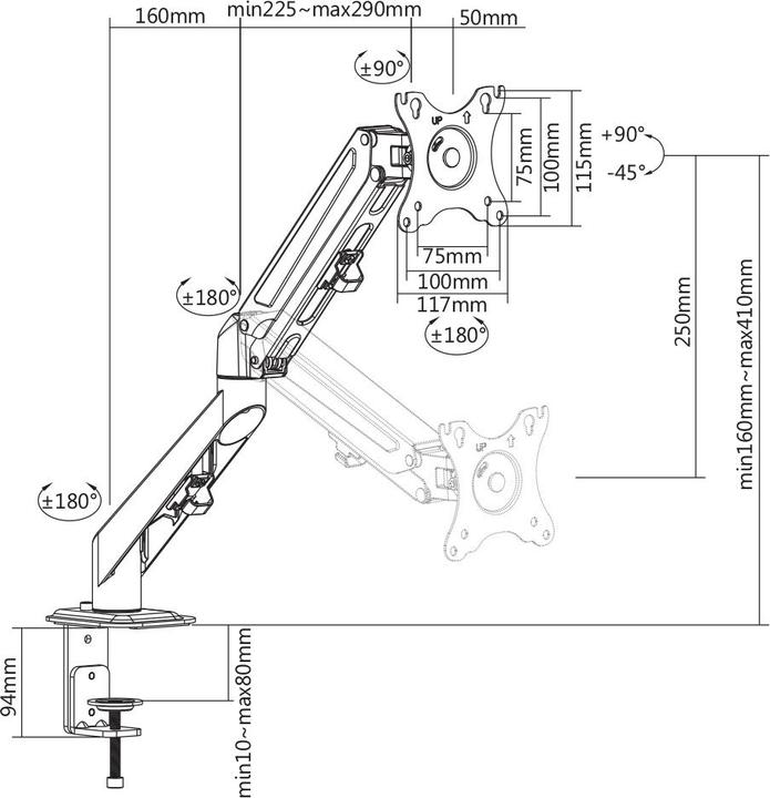 Produktbild Prokord LDT25-C012 (Tisch, 27.01")