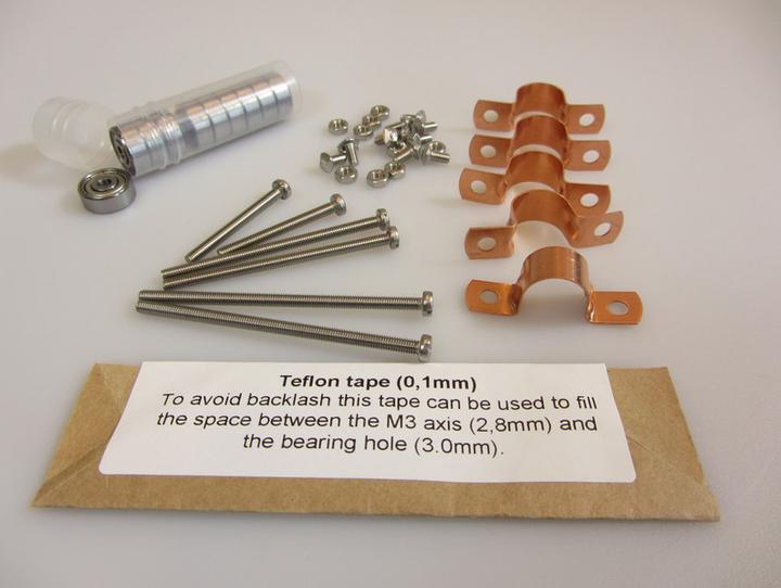 Actual product image MakerBeam Hinge bearings