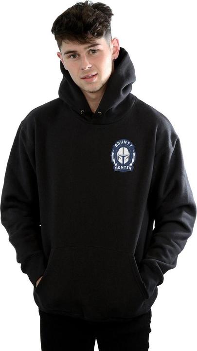 Produktbild Star Wars The Mandalorian Bounty Hunter Badge Breast Print Kapuzenpullover (4XL)