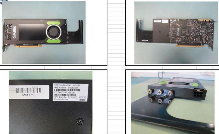 Image du produit HPE SPS-PCA NVIDIA QUADRO P4000
