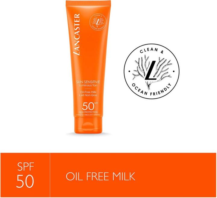 Actual product image Lancaster Clean Sun Sensitive Oil Free (Suntan lotion, SPF 50, 150 ml, 192 g)