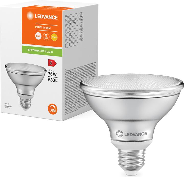 Actual product image Ledvance LED reflector lamp (E27, 10 W, 633 lm, 6 x, G)