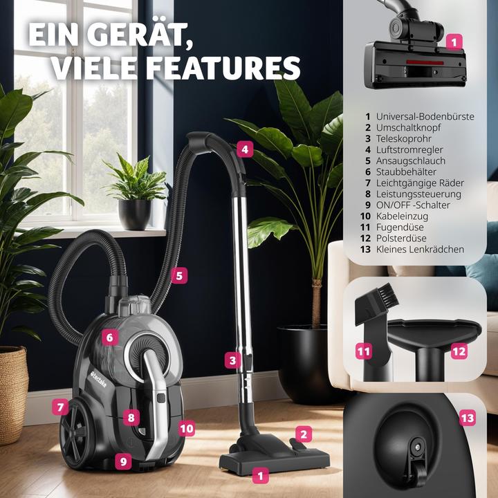 Image du produit tectake Aspirateur VC900