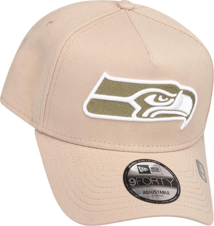 Actual product image New Era 9Forty A-Frame Cap - Seattle Seahawks camel beige (One size)