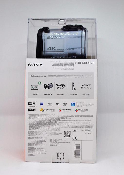 Image du produit Sony Fdr-X1000vr (8.80 Mpx, 30p)