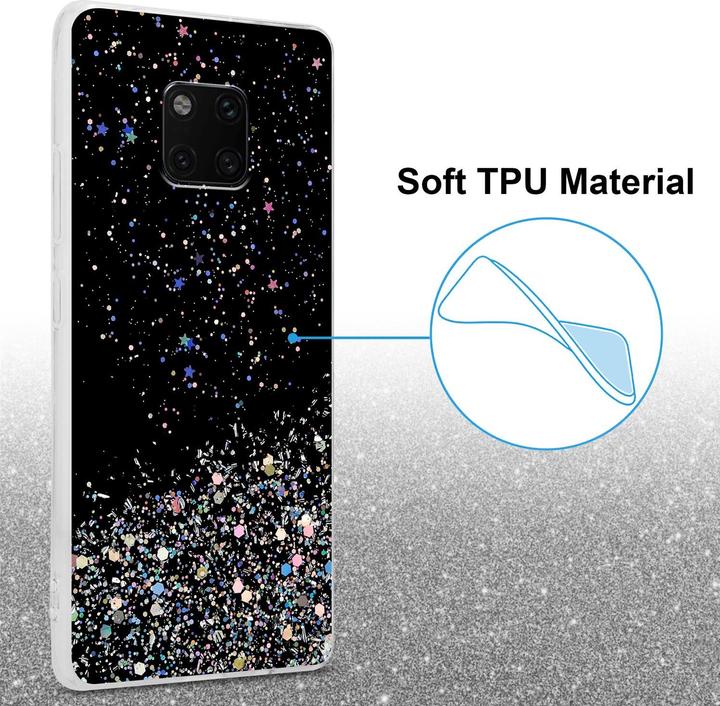 Image du produit Cadorabo Couverture TPU paillettes scintillantes (Mate 20 Pro)