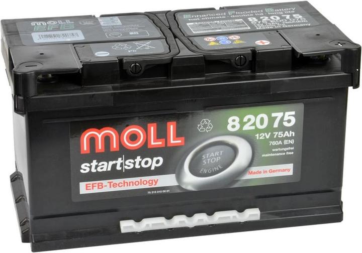 Produktbild MOLL Start-Stop 82075 (12 V, 75 Ah, 760 A)