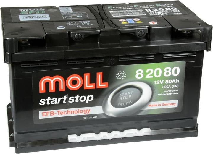 Produktbild MOLL Start-Stop 82080 (12 V, 80 Ah, 800 A)