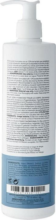 Image du produit Rilastil Cumlaude Xeralaude 12 Lait hydratant régulateur de kératine 400ml (Lait pour le corps, 400 ml)