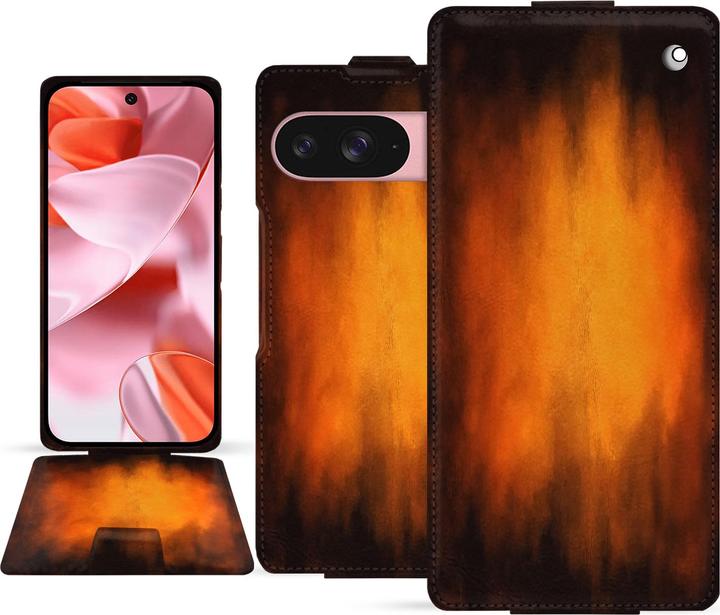 Image du produit Noreve Coque à rabat vertical en cuir (Google Pixel 9)