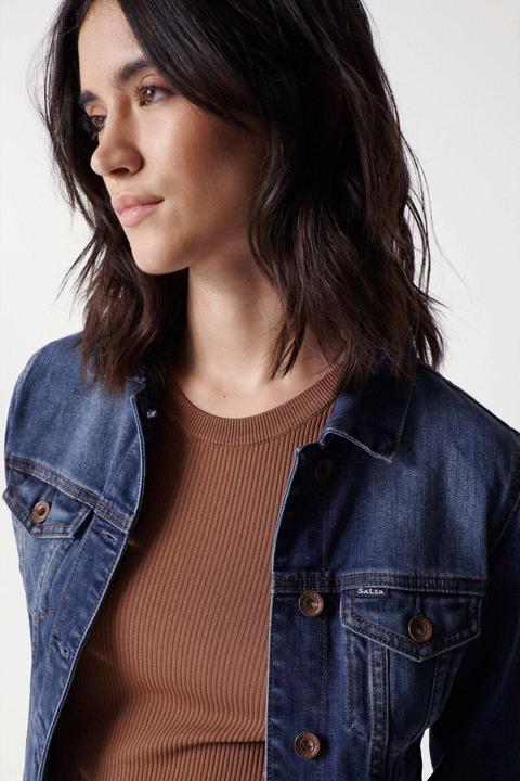 Actual product image Salsa Jeans Denim Trucker Jacket (M)