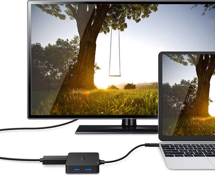Actual product image Aukey 4-port USB-C to (HDMI, USB 3.0, 5.90 cm)