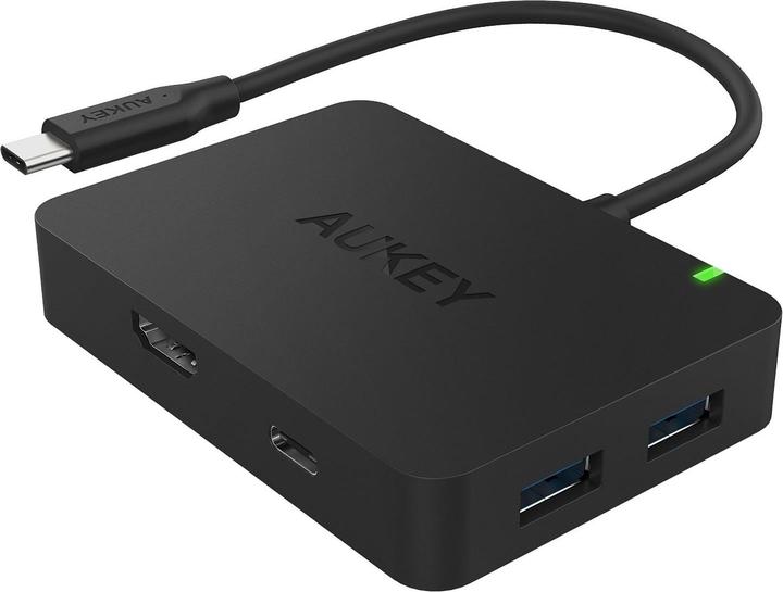 Actual product image Aukey 4-port USB-C to (HDMI, USB 3.0, 5.90 cm)