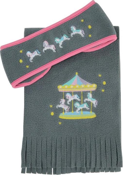 Hy Equestrian Merry Go Round Stirnband Und Schal Set