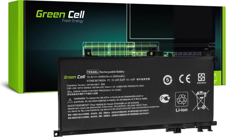 Produktbild GreenCell Laptop Battery TE04XL for HP Omen 15-AX202NW - 15.4V - 2800mAh (2800 mAh)