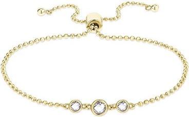 Immagine prodotto Tamaris Gold-Plated Bracelet With Zircons Tiny Glimmer Tj-0607-B-22 (22 cm, Argento 925)