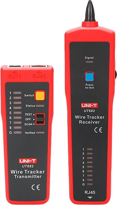 Produktbild Uni-T WIRE PAIR DETECTOR WITH CABLE TESTER RJ-45 UT-682