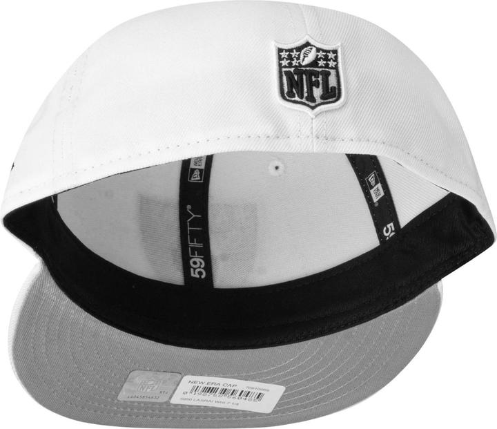 Actual product image New Era 59Fifty Fitted Cap - Las Vegas Raiders weiss - 7 (7)