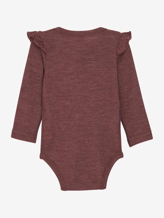 Actual product image CeLaVi Long-sleeved merino wool bodysuit (50)