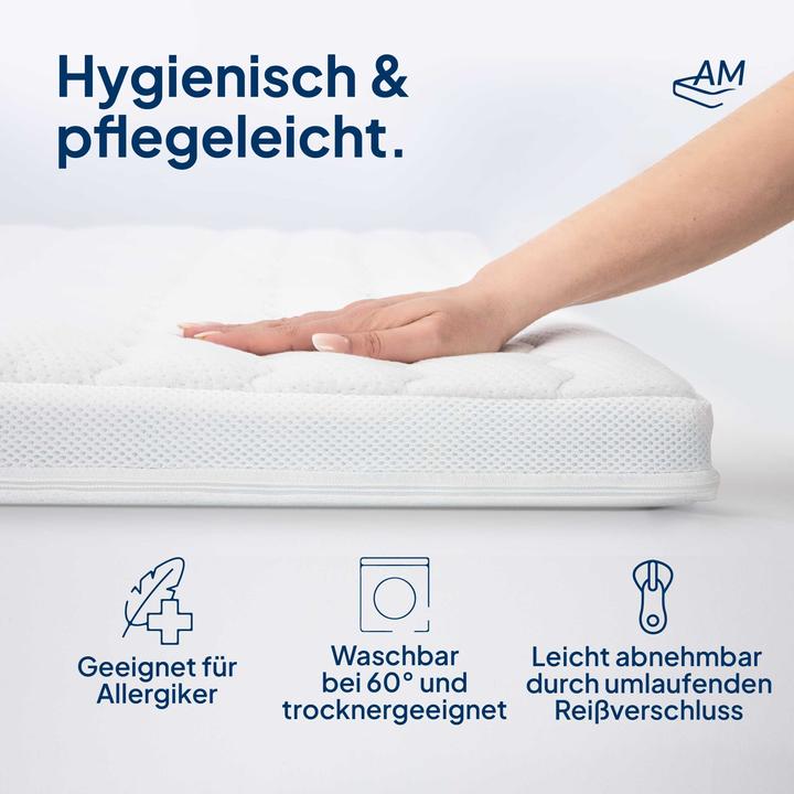 Produktbild AM Qualitätsmatratzen Topperbezug Tencel (220 x 90 cm)