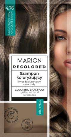 Actual product image Marion Recoloured Coloring Shampoo 4.76 Chocolate Brown 35Ml (35 ml)