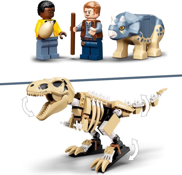Image du produit LEGO T. Squelette de Rex dans l'exposition de fossiles (76940, LEGO Jurassic World)