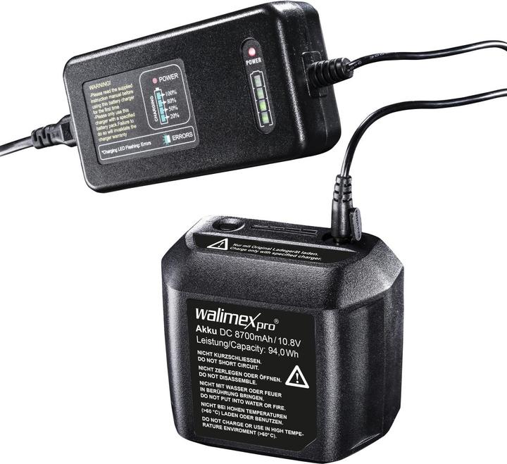 Produktbild Walimex pro pro Studio-Akkublitz Flash2Go 600 TTL (600 W, Blitzkopf)
