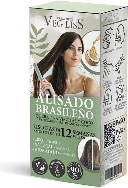 Produktbild VegLiss Vegaliss Vegan Brazilian Hair Straightening 120 Ml (Haarwachs)