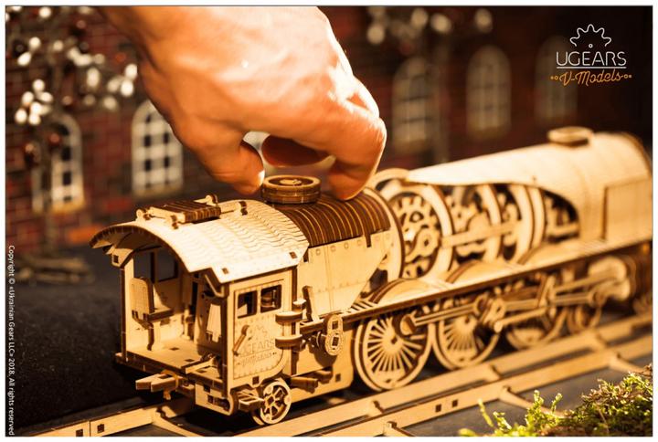 Produktbild Ugears Lokomotive V-Express mit Wagon